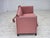 Pink Danish Spanish Drop-Arm Two-Seater Sofa with Wool Upholstery, 1970s For Sale - Image 8 of 18