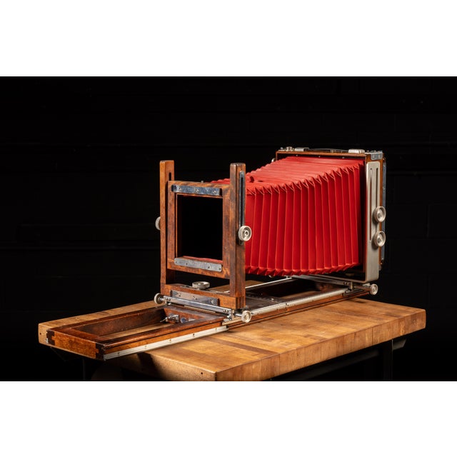 1940s Late 19th Century Field Camera Kit in Case by Burke & James For Sale - Image 5 of 6