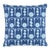Schumacher x Drusus Tabor Downtown Pillow in Blues For Sale