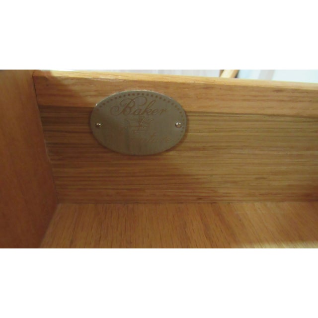 1980s 1980s Baker Furniture French Empire Cherry Wood and Parcel Ebonized Sideboard For Sale - Image 5 of 10