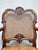 Brown Chippendale Bergere Armchair in Carved Mahogany with Caned Backrest and Lion's Claw and Ball For Sale - Image 8 of 18