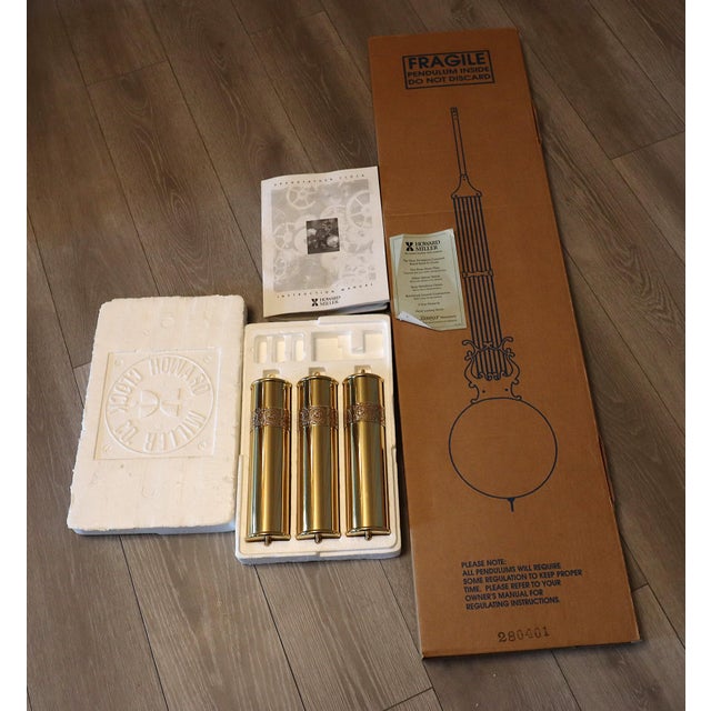 Late 20th Century Howard Miller “Richmond” Grandfather Clock — Model 610-796 Kieninger Movement | Triple Chime For Sale - Image 5 of 18