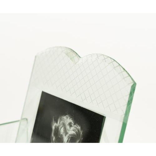 Mid-Century Picture Frame in Glass and Steel attributed to Fontana Arte, Italy, 1950s For Sale - Image 10 of 15