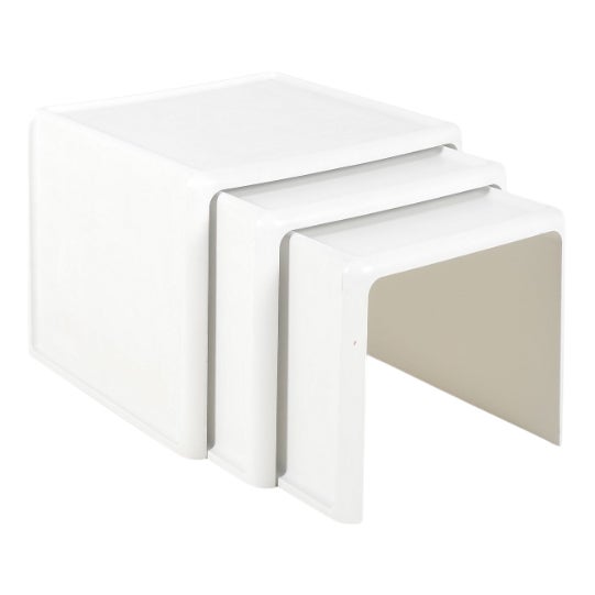 Nesting Tables by Peter Ghyczy for Horn Collection, 1970s, Set of 3 For Sale