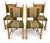 A set of 4 Danish mid-century dining chairs. The chairs are of carved / figured oak and are well made. They are...