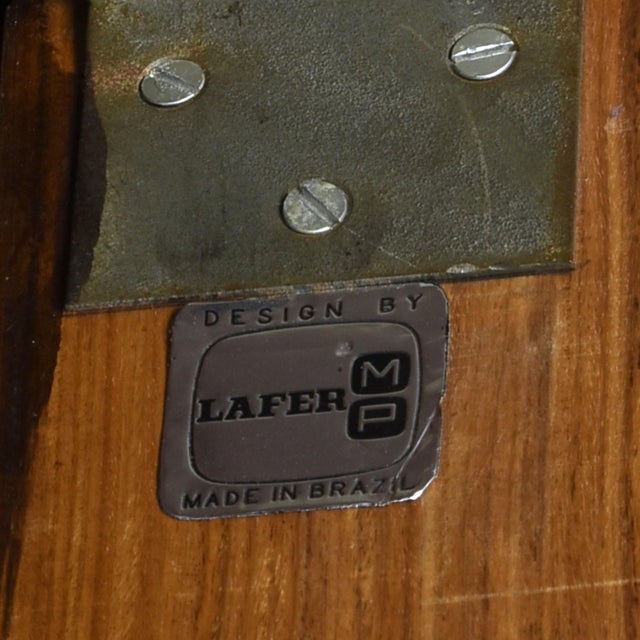 Percival Lafer Percival Lafer Brutalist Parquet Low Profile Brazilian Modern Side Tables For Sale - Image 4 of 18