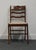 Vintage Antique Solid Cherry Country French Dining Side Chair W. Carved Rose Crest For Sale - Image 4 of 9