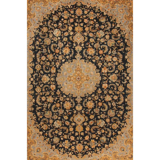 Large Hand-Knotted Middle Eastern Rug For Sale - Image 5 of 11