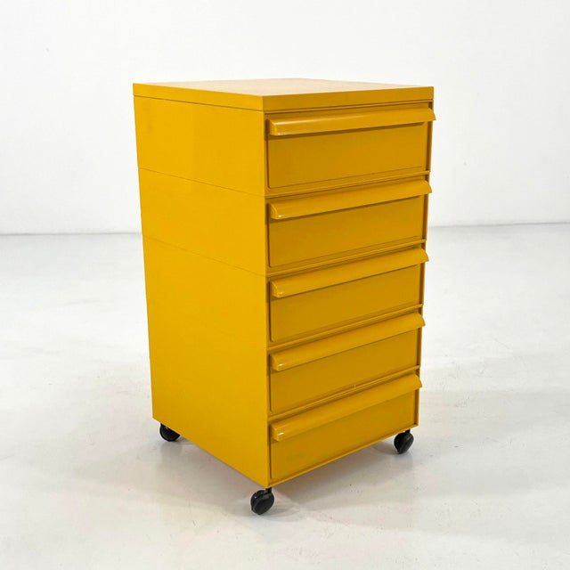 Model 4601 Chest of Drawers on Wheels by Simon Fussell for Kartell, 1970s For Sale - Image 11 of 11