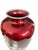 Vintage Japanese Ando Red Guilloche Enamel Cloisonne Vase For Sale - Image 9 of 10