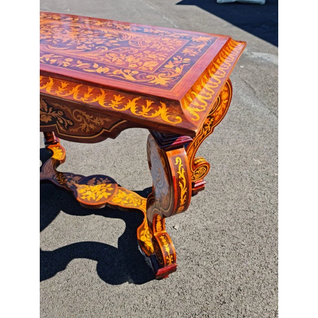 Wood Vintage-Inspired French Style Side Table – Elegant & Sturdy For Sale - Image 7 of 13