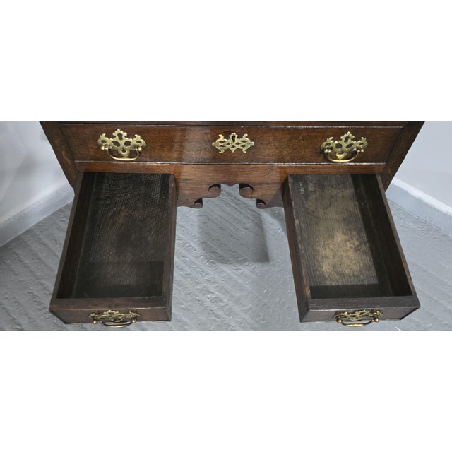 Wood Oak Lowboy, 17th Century For Sale - Image 7 of 12