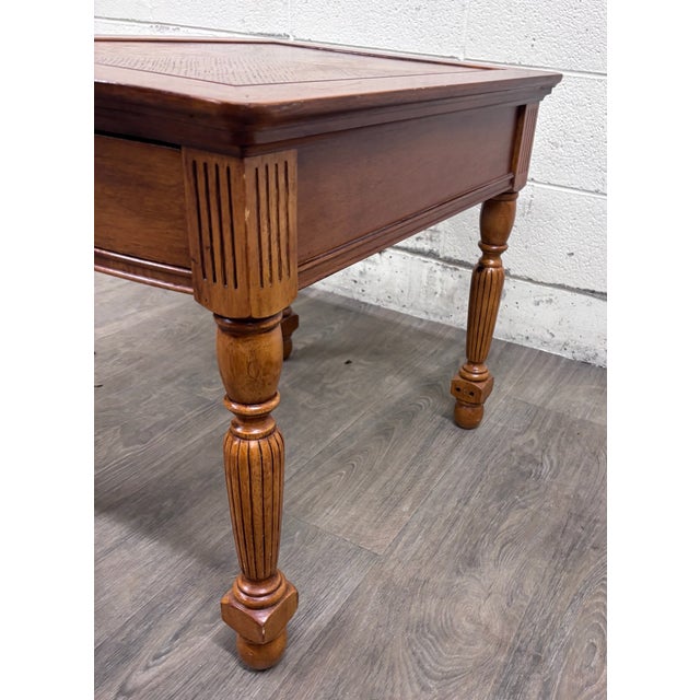 Early 21st Century Broyhill Single Drawer Wood End Table For Sale - Image 5 of 8