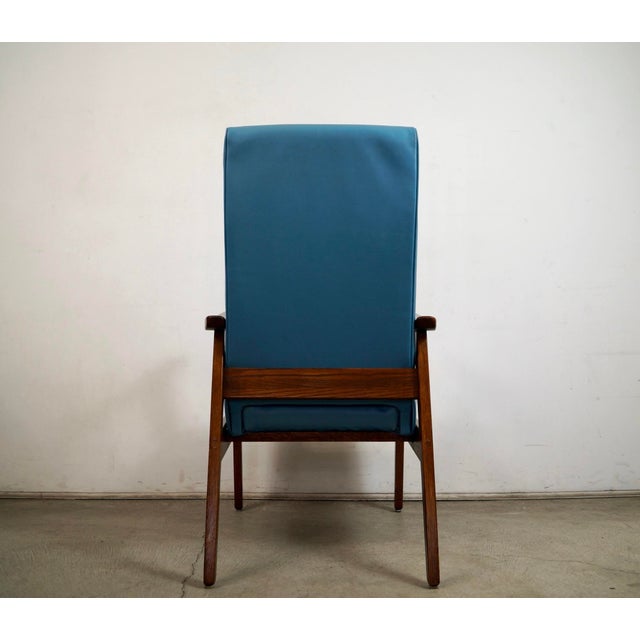 Sky Blue 1960’s Mid-Century Modern Paoli Lounge Armchair For Sale - Image 8 of 12