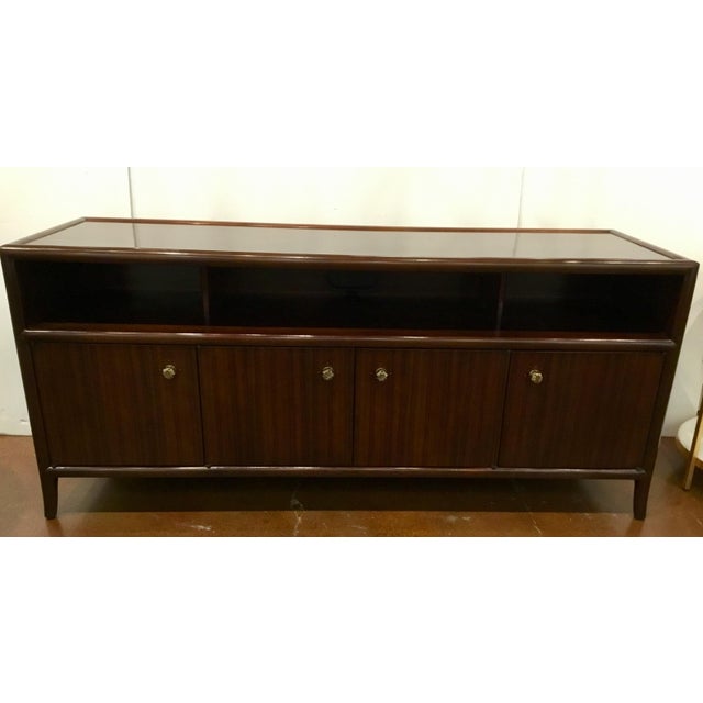 Modern Baker Dark Wood Prototype Media Chairish