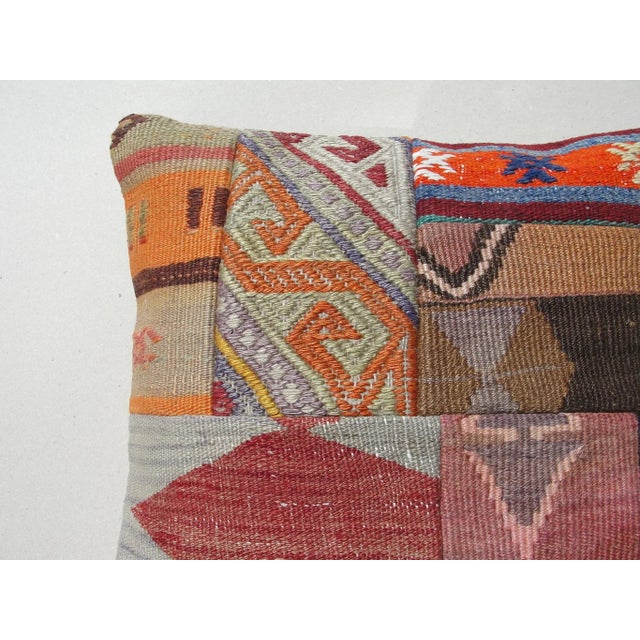 2020s Vintage Kilim Rug Pillow Cover For Sale - Image 5 of 11