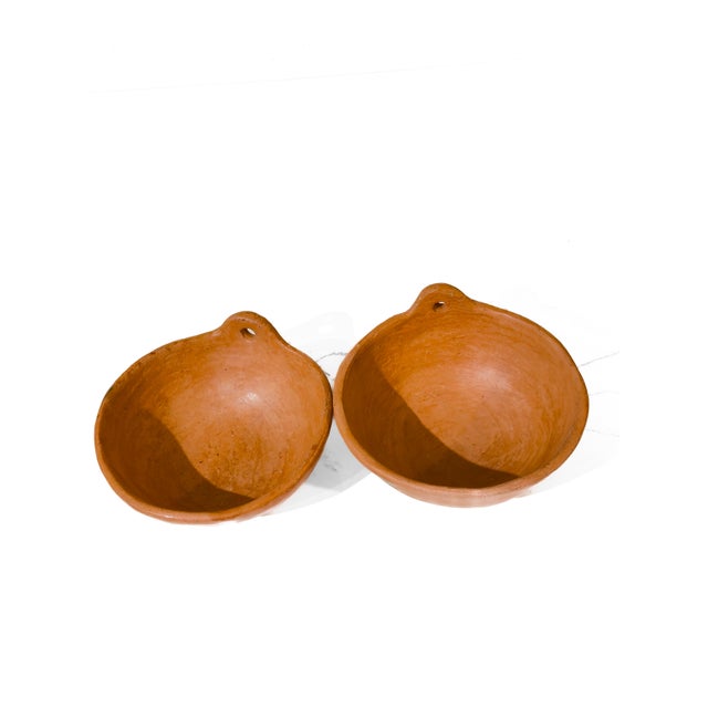 Indigenous 20th century Mexican Zapotec Dinner Plate and Soup Bowl.