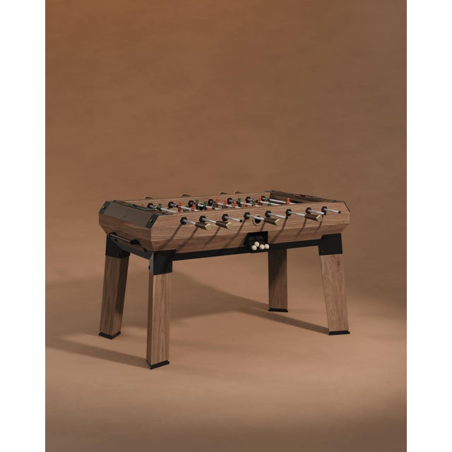 Chesterfield Foosball Table from Wood Tailors Club For Sale - Image 13 of 16