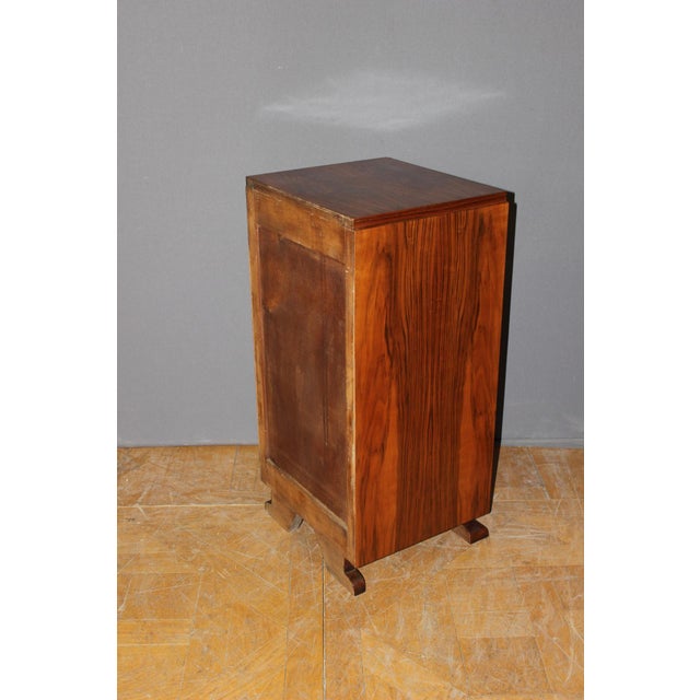 Vintage Art Deco Walnut Chest of Drawers, 1940 For Sale - Image 10 of 11
