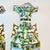 Late 19th C Antique Chinoiserie Boho Chic Hollywood Regency Famille Rose Vases - A Pair, Monumental For Sale - Image 6 of 18