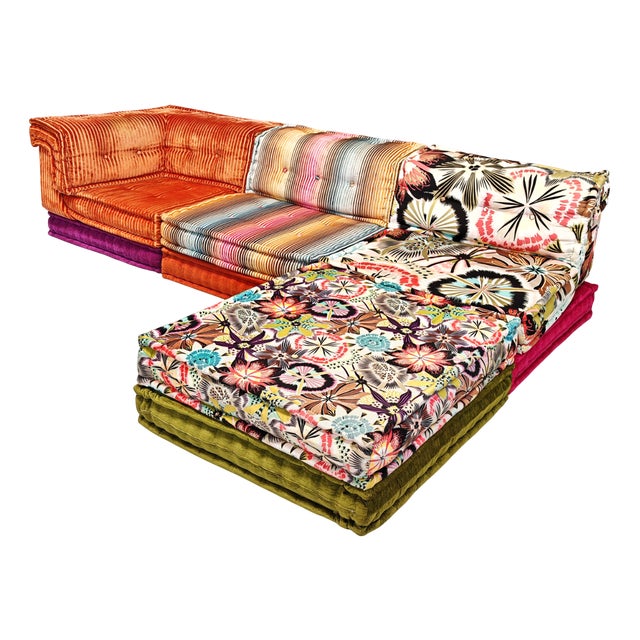 Mah Jong Modular Sofa by H. Hopfer for Roche Bobois, 2000s, Set of 11 For Sale