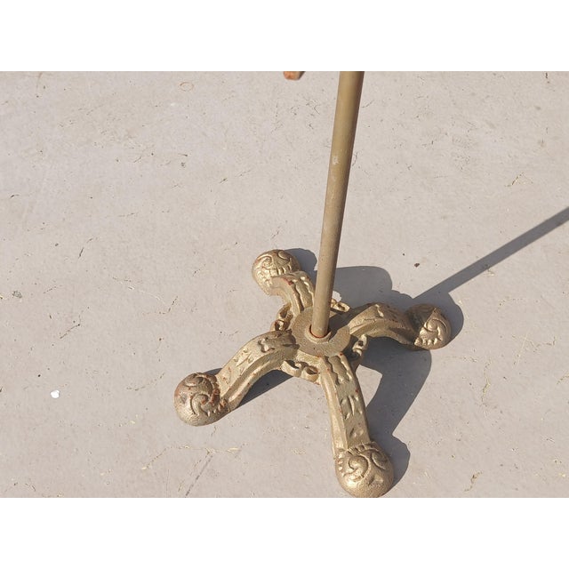 Vintage Cast Iron Red Rooster Weathervane For Sale In Naples, FL - Image 6 of 7