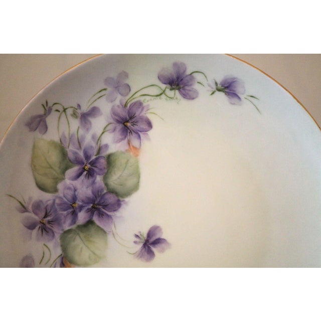 Antique Curated Signed Hutschenreuther Selb Plates- Set of 7 For Sale - Image 9 of 12