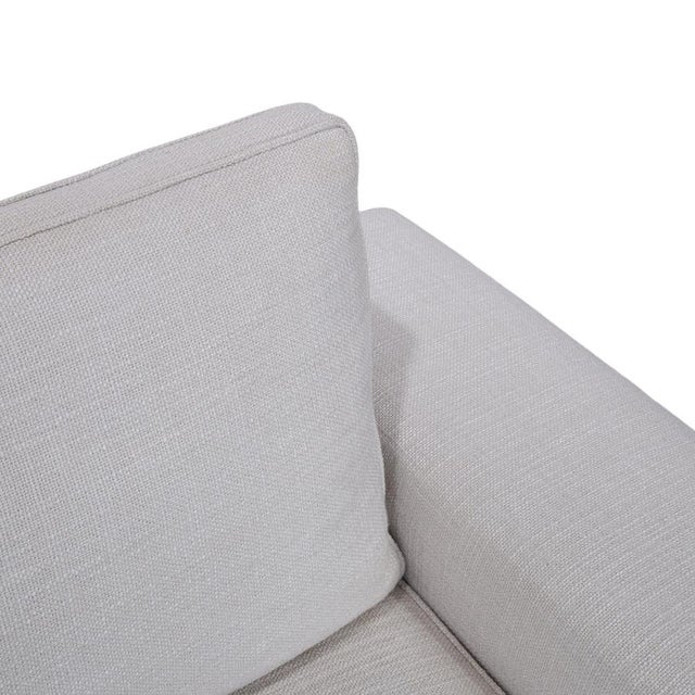 Cream Beige Fabric Williams Three-Seater Sofa from Minotti For Sale - Image 4 of 12