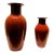 Rare Pair Vintage Signed Barovier & Toso Oxblood Red Baluster Vases Circa 1970s For Sale