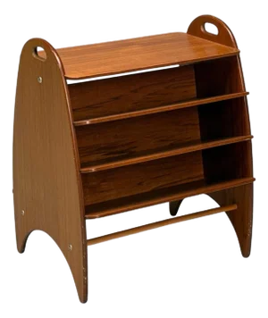 Danish Mid-Century Modern, Teak, Magazine Rack, Denmark, 1950s