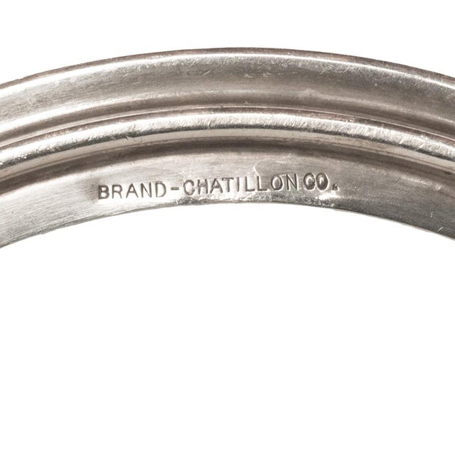 Antique American Sterling Silver Wine Bottle Decanter Coaster Cuff New York 1915 For Sale - Image 17 of 17