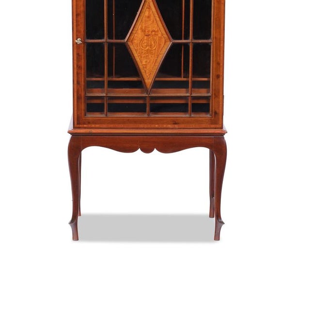 Wood Edwardian Small Music Cabinet, England, 1900 For Sale - Image 7 of 10