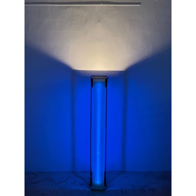 Dan Chelsea and Rudi Stern Neon Torchiere Floor Lamp for George Kovacs, 1980s For Sale - Image 11 of 11