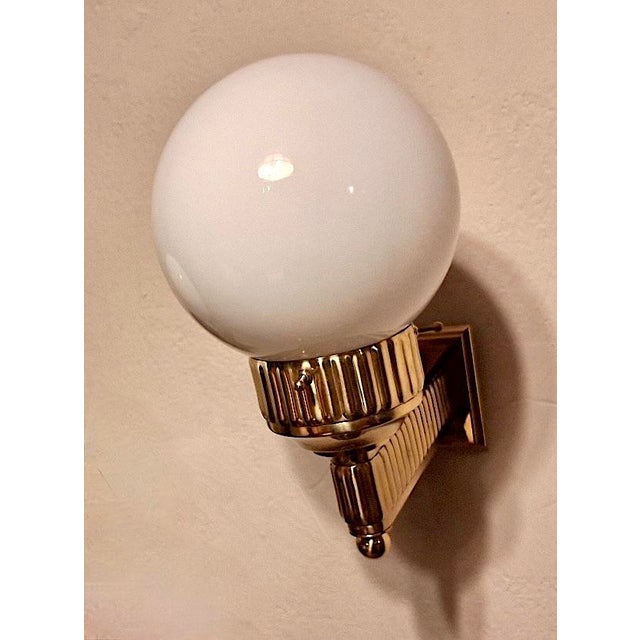 Astoria Brass and Glass Wall Light by Josef Hoffmann For Sale - Image 10 of 10