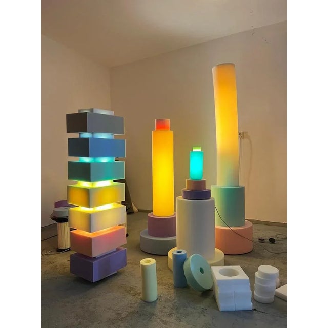 Priscilla Schuimlampen Floor Lamp by Sven Jansse For Sale - Image 10 of 12
