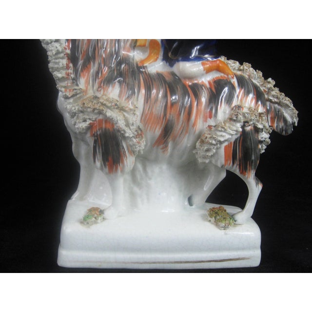 Ceramic Victorian "Princess Royal on Billy the Goat", 1850's - England Staffordshire For Sale - Image 7 of 9