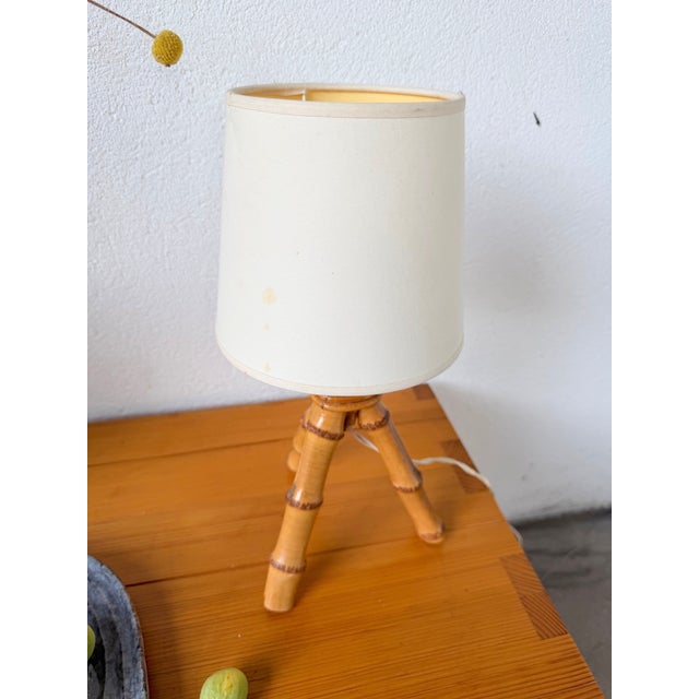 Vintage Rattan Table Lamp, 1960s For Sale - Image 10 of 18