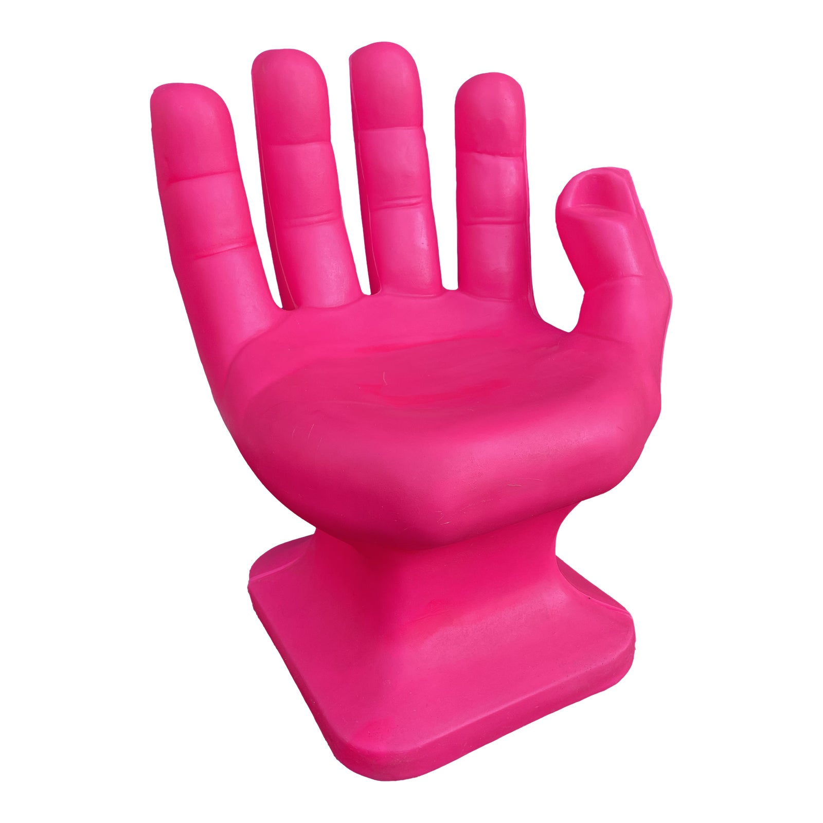 1980s Vintage Hot Pink Hand Chair Chairish