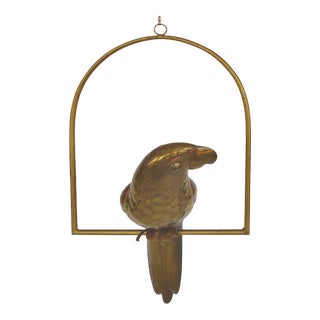 Sergio Bustamante Mixed Metal Parrot For Sale