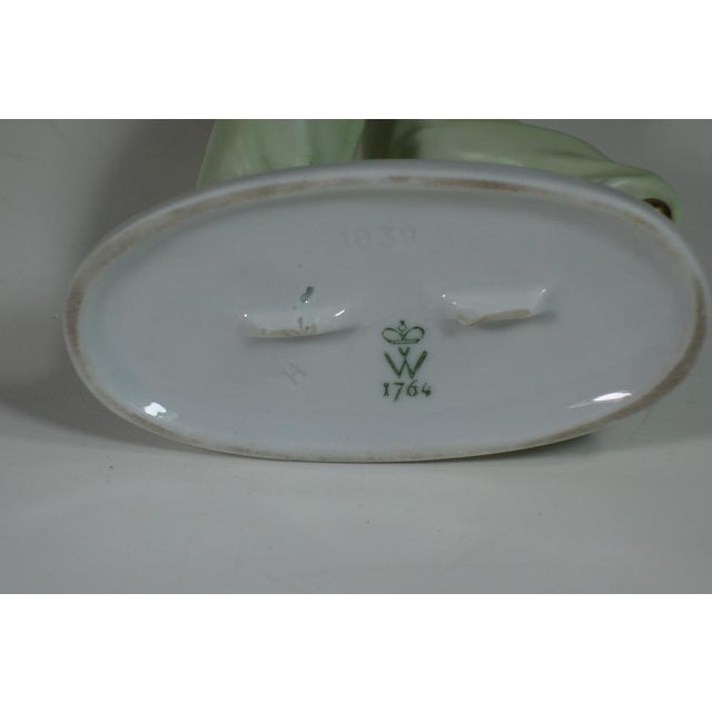 Ceramic Vintage Odalisc Porcelain Art Deco Figure by Wallendorf, 1940 For Sale - Image 7 of 8