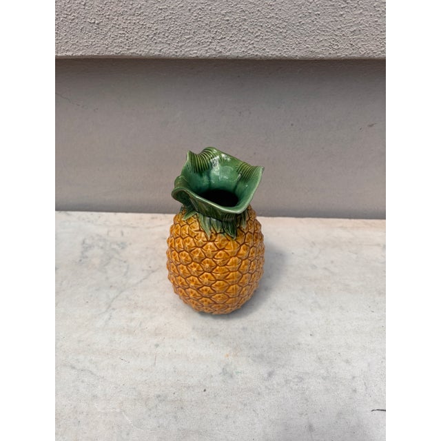 19th Century Majolica Minton Pineapple Pitcher For Sale In Austin - Image 6 of 7