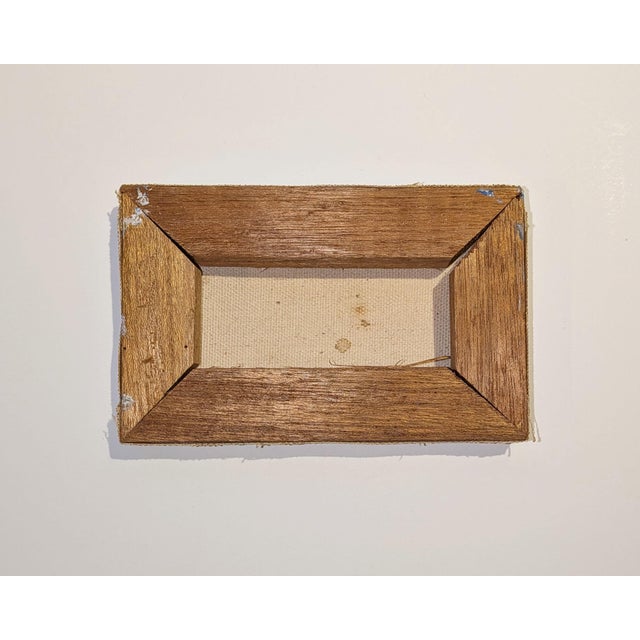 Edward A. Davidson (1909 - 1987), Flowering Branches, 1978, Acrylic on Canvas, 5" x 3.25". This is a small acrylic...