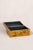 Mid 20th Century Vintage Hand Painted Mustard + Floral Box For Sale - Image 5 of 8