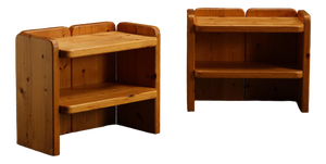 Modernist Nightstands, Set of 2