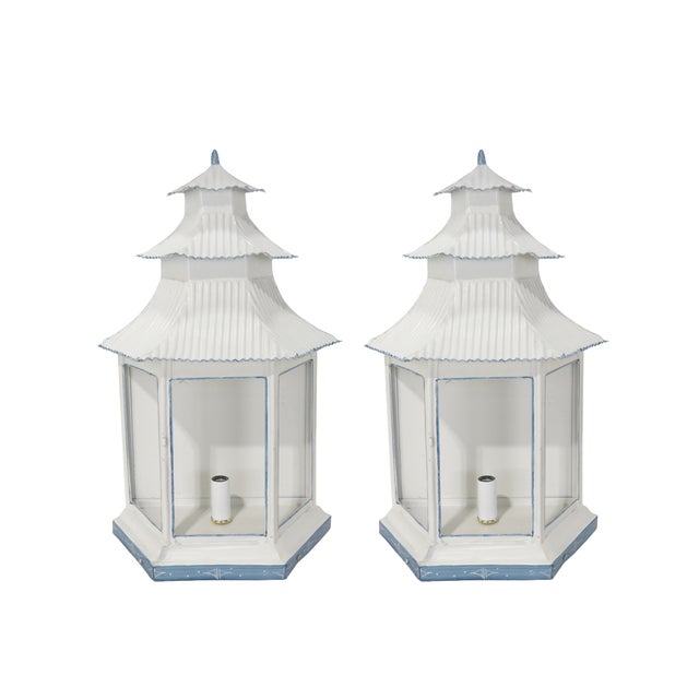 Classic French Wall Lamps Embodying the Aesthetics of Chinoiserie - Pair For Sale - Image 14 of 14