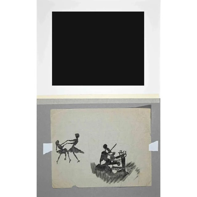 The Dance is an original drawing in watercolor on paper realized by Mino Maccari in the mid 20th Century. Good conditions...