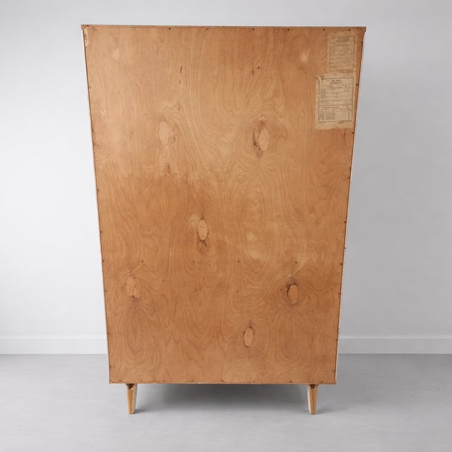 White Vintage Wardrobe in Ash by Francisek Mezulanik, 1970s For Sale - Image 8 of 16