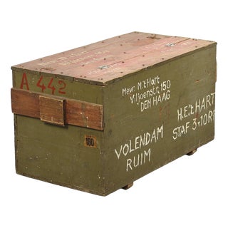 Tropical Military Soldiers Chest, 1940s For Sale