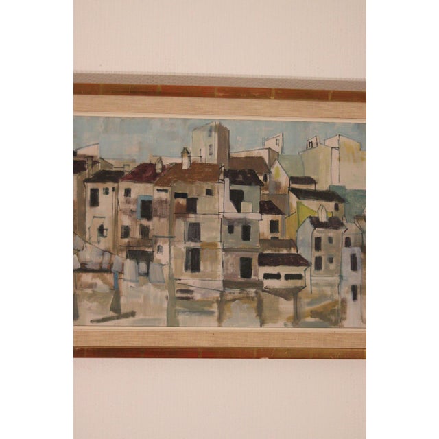 Harry Wichmann, City View, 1957, Oil on Canvas, Framed For Sale - Image 12 of 18