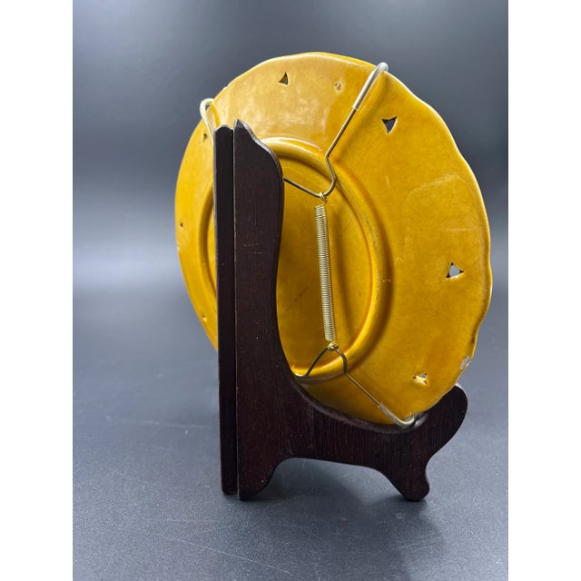 Villeroy & Boch Early 20th Century Majolica Floral Plate With Lily Pads Design For Sale - Image 4 of 12